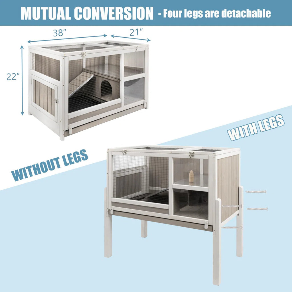 Bremond Rabbit Hutch With Legs