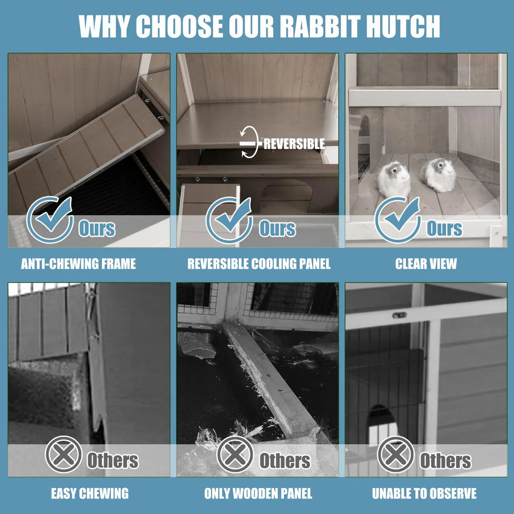 Bremond Rabbit Hutch With Legs